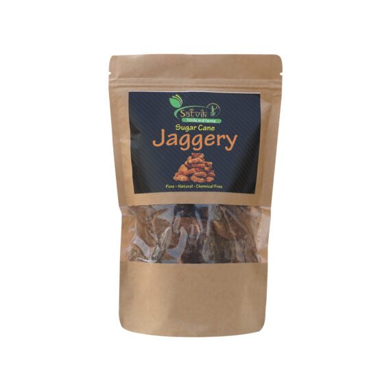 Sugarcane Jaggery - ⁠Satvik Foods & Farms, 100% Organic. 100% Natural.