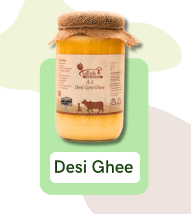 Ghee, Honey, Jaggery & Much More. 100% Natural. 100% Chemical Free. 100% Pure.